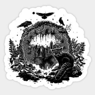 Forest Portal Sticker